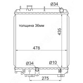 Радиатор Toyota Dyna 99-11 <b>SAT TY0063-1</b>