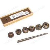 Шарошки победитовые (борфреза) ВАЗ 2101, 21213, 21083 (7 зубов) <b>СЕРВИС КЛЮЧ 72571</b>