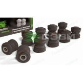 Втулки штанг заднего моста / реактивной тяги ВАЗ 2101 (4 больших + 6 малых) усиленые <b>СЭВИ-ЭКСТРИМ 2103</b> (2101-2919042, 2101-2919108)