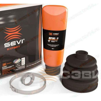 Пыльник ШРУСа ВАЗ 2108 внутренний (+2 хомута, смазка) <b>СЭВИ-ЭКСПЕРТ 6111</b>