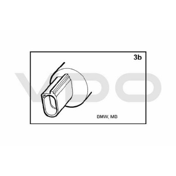 Насос системы омывателя фар AUDIBMWVW <b>SIEMENS VDO 246086001007Z</b>-1