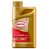Sintec Платинум 7000 5W-40 SN/CF (1л) масло моторное синтетическое 
