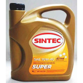 Sintec Супер 10W-40 SG/CD (4л) масло моторное полусинтетическое