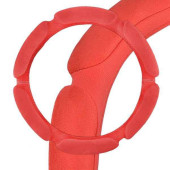 Оплетка на руль спонжевая (6 подушек) М красная SkyWay S01101015