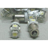 Лампа (LS25) светодиодная T8,5-SMD5 (BA9s) 5 SMD белая 12V Skyway S08201233