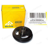 Шкив коленвала ВАЗ 21214 цельный чугун (под ГУР) <b>SLON 21214-1005060-50</b>