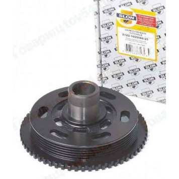 Шкив коленвала ВАЗ 2123 Нива Шевроле цельный чугун <b>SLON 2123-1005060-25</b>