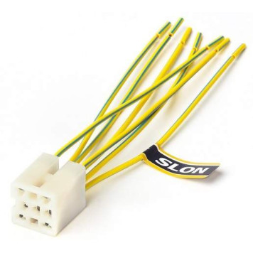 Разъем к кнопочным выключателям SLON SLRK-378-2 ВАЗ 2113/2115, 2123, 1117/1119, 2170/2172, 2190