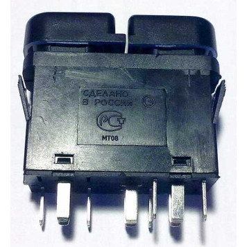 Выключатель света 2115, Шеви Нива, ВАЗ 2110 н.о. Смоленск (883.3709М)/2-х клавишный/ <b>Смоленский Завод радиодеталей 2115-88.3709</b>-2