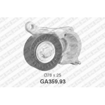 Натяжной ролик поликлинового ременя SNR GA359.93