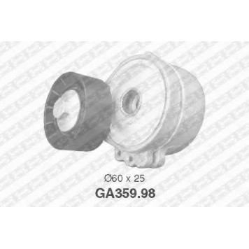 Натяжной ролик поликлинового ременя SNR GA359.98