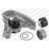 Ремкомплект ремня ГРМ FIAT DUCATO / IVECO DAILY 2,3JTD 02- (ремень, 2 ролика, помпа) <b>SNR KDP458470</b>