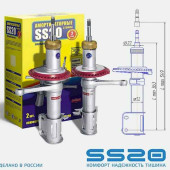 Амортизаторы ВАЗ 2110 стойки передние (лев+прав) <b>SS20 Комфорт SS20106</b>