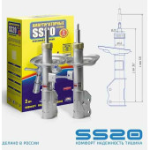 Амортизаторы ВАЗ 2180 Lada Vesta (15-) стойки передние комплект левая+правая газомасляные <b>SS20 Шоссе SS20327</b>