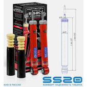 Амортизаторы ВАЗ 2180 Lada Vesta (15-) стойки задние комплект 2шт (-50) <b>SS20 Racing Комфорт SS20374</b>