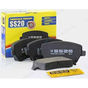 Колодки тормозные передние LADA Largus, Vesta, Renault Logan, Almera 410608481R <b>SS20 SS54105</b>