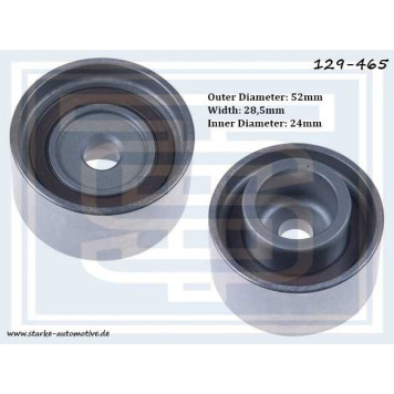 Ролик обводной ремня грм MAZDA 626 IV-V (GEGF) 1,8-2,0i 4WD <b>STARKE 129465</b>