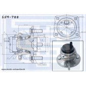 Ступица задняя 159-788 <b>STARKE 159788</b>