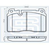 Колодки тормозные AUDI A6 (4G) передние <b>STARKE 173525</b>