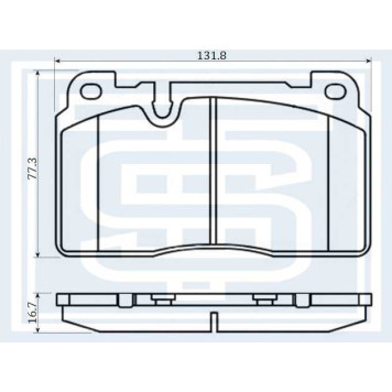 Колодки тормозные AUDI A6 (4G) передние <b>STARKE 173525</b>