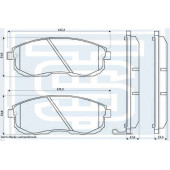 Колодки тормозные <b>STARKE 179837</b>