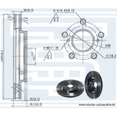 Диск тормозной перед. 179-953 <b>STARKE 179953</b>