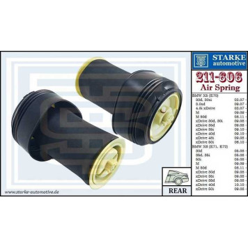 Воздушная подушка (опора пневматическая) <b>STARKE 211606</b>