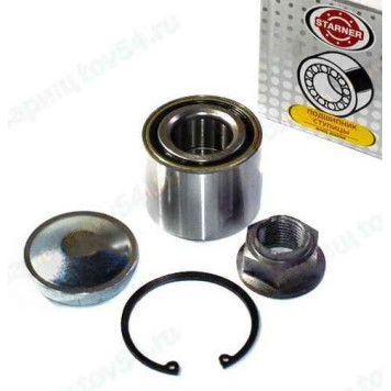 Подшипник ступицы Lada Largus, RENAULT Duster, задний 48*62*30мм <b>STARNER S100280</b> (432102069R)