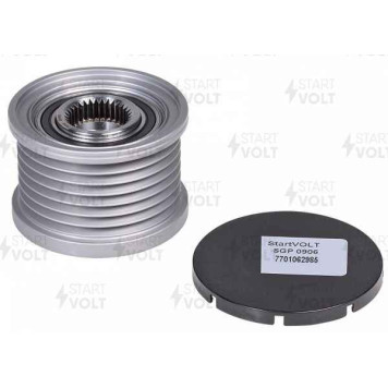 Шкив генератора Lada X-Ray (15-), Renault Duster (12-) 1.6i (обгонная муфта) 7701062985 <b>СТАРТВОЛЬТ SGP 0906</b>