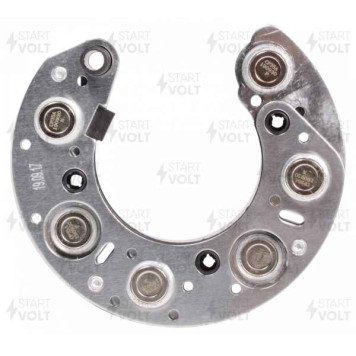 Мост диодный ВАЗ 2101, УАЗ (6 диодов, 42А) для ген.Г221А, Г222, 6631.3701 <b>СТАРТВОЛЬТ VDB 0101X</b>-2