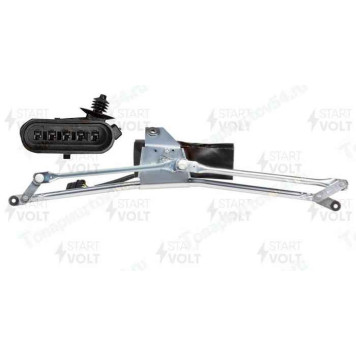 Трапеция стеклоочистителя ВАЗ 2123 Нива Шевроле в сборе с мотором <b>STARTVOLT VWA 01023</b>