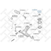 12-73015-SX_опора амортизатора переднего! Daewoo Lacetti 04> <b>STELLOX 1273015SX</b>