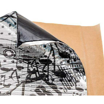 Вибродемпфирующий материал 2мм STP Smartmat Black 20 (0, 47 х 0, 37м) лист S=0, 16 м2