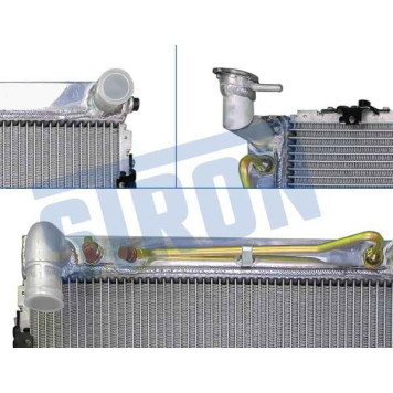 Радиатор двигателя (гарантия 3 года, увеличенный ресурс) <b>STRON STR0239</b>-2