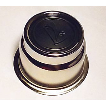 Колпак ступицы ВАЗ 2107 металл с черной эмблемой ПЛАСТИК (2107-3101012)-3