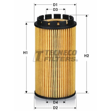 Фильтр масл._ Audi A8, MB V280, VW Golf, Passat, S <b>TECNECO OL0113E</b>