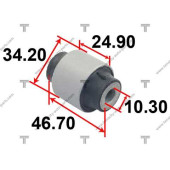 Сайлентблок верх. рычага <b>TENACITY AAMHO1009</b>