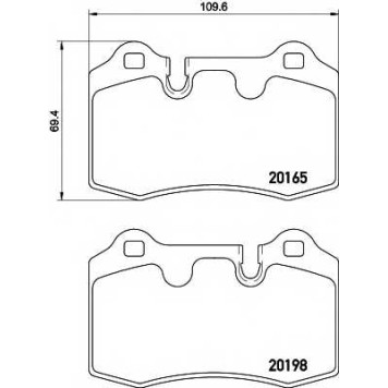 Колодки тормозные дисковые <b>TEXTAR 2016501 / 20165</b>