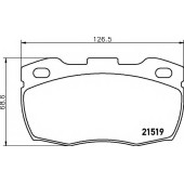 Колодки тормозные дисковые для LAND ROVER DEFENDER(LD,LD#) <b>TEXTAR 2151901 / 21519</b>