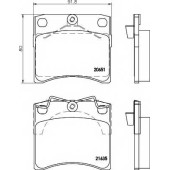 Колодки тормозные дисковые для VW KOMBI(T2), TRANSPORTER(70XA, 70XB, 70XC, 70XD, 7DB, 7DK, 7DW) <b>TEXTAR 2163501 / 20651</b>