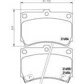 Колодки тормозные дисковые для KIA AVELLA, RIO(DC,DC#) / MAZDA 121(DB), 323 P(BA), 323(BG), DEMIO(DW), FAMILIA(BA,BG) <b>TEXTAR 2165404 / 21654</b>