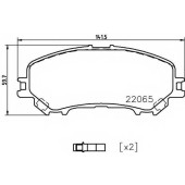 Колодки тормозные дисковые для NISSAN X-TRAIL(T32#) <b>TEXTAR 2206503 / 22065</b>