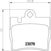 Колодки тормозные дисковые для MERCEDES S(C215,W220) <b>TEXTAR 2307801 / 23078</b>