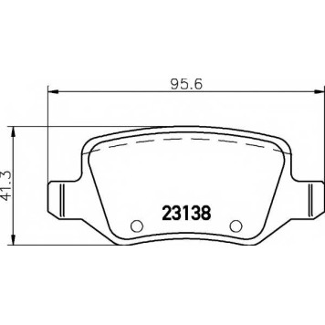 Колодки тормозные дисковые для MERCEDES A(W168), VANEO(414) <b>TEXTAR 2313803 / 23138</b>