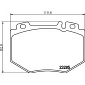 Колодки тормозные дисковые для MERCEDES S(W220) <b>TEXTAR 2328501 / 23285</b>