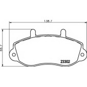 Колодки тормозные дисковые для OPEL MOVANO(E9,F9,H9,J9,U9) / RENAULT MASTER(ED/HD/UD,FD,JD) <b>TEXTAR 2330201 / 23302</b>