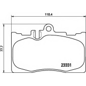 Колодки тормозные дисковые для LEXUS LS(UCF30) <b>TEXTAR 2333102 / 23331</b>