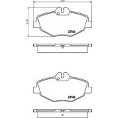 Колодки тормозные дисковые для MERCEDES E(S211,W211) <b>TEXTAR 2374381 / 23743</b>