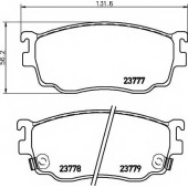 Колодки тормозные дисковые для MAZDA 626(GF,GW), PREMACY(CP) <b>TEXTAR 2377701 / 23777</b>