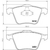 Колодки тормозные дисковые для FORD GALAXY(WA6), S-MAX(WA6) / VOLVO S60, S80(AS), V60, V70(BW), XC70 <b>TEXTAR 2414201 / 24142</b>